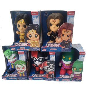 Ooshies FIgures  DC Comics Complete Series 4 Set of 5 Vinyl Edition  New  3+Ages